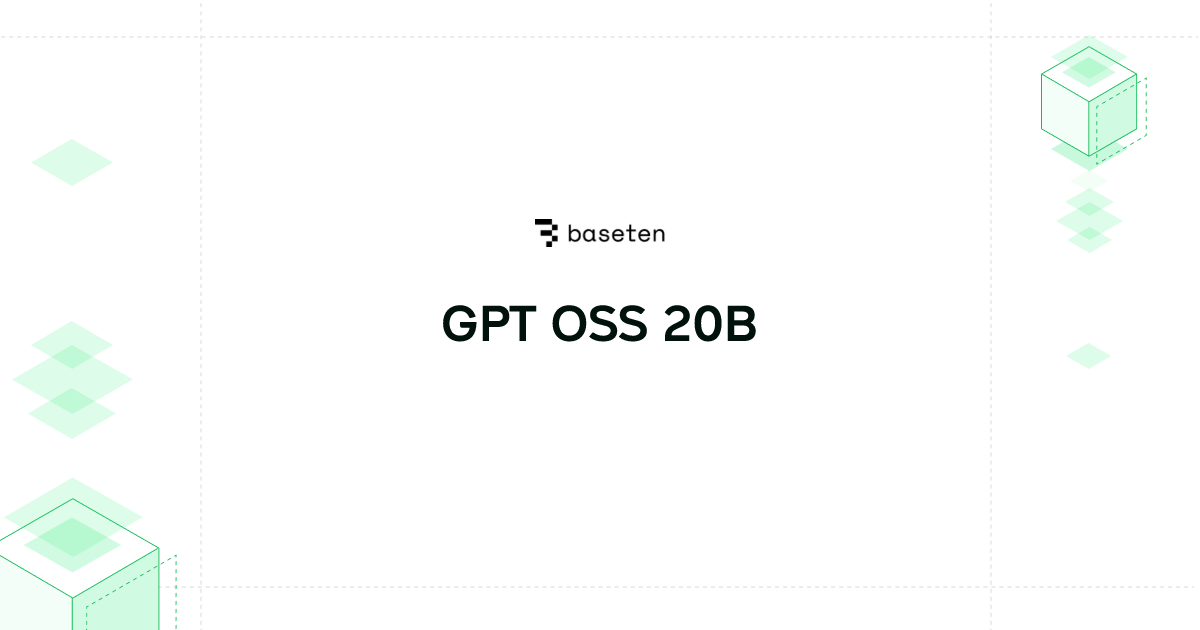 GPT OSS 20B | Model library