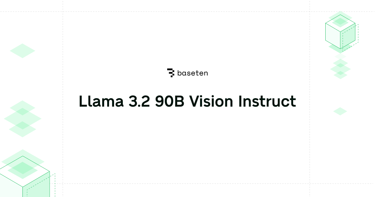 Llama 3.2 90B Vision Instruct | Model library